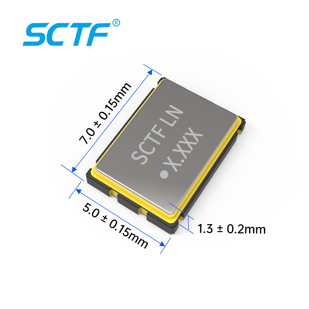 7CN低相噪晶振尺寸圖-SCTF星通時(shí)頻