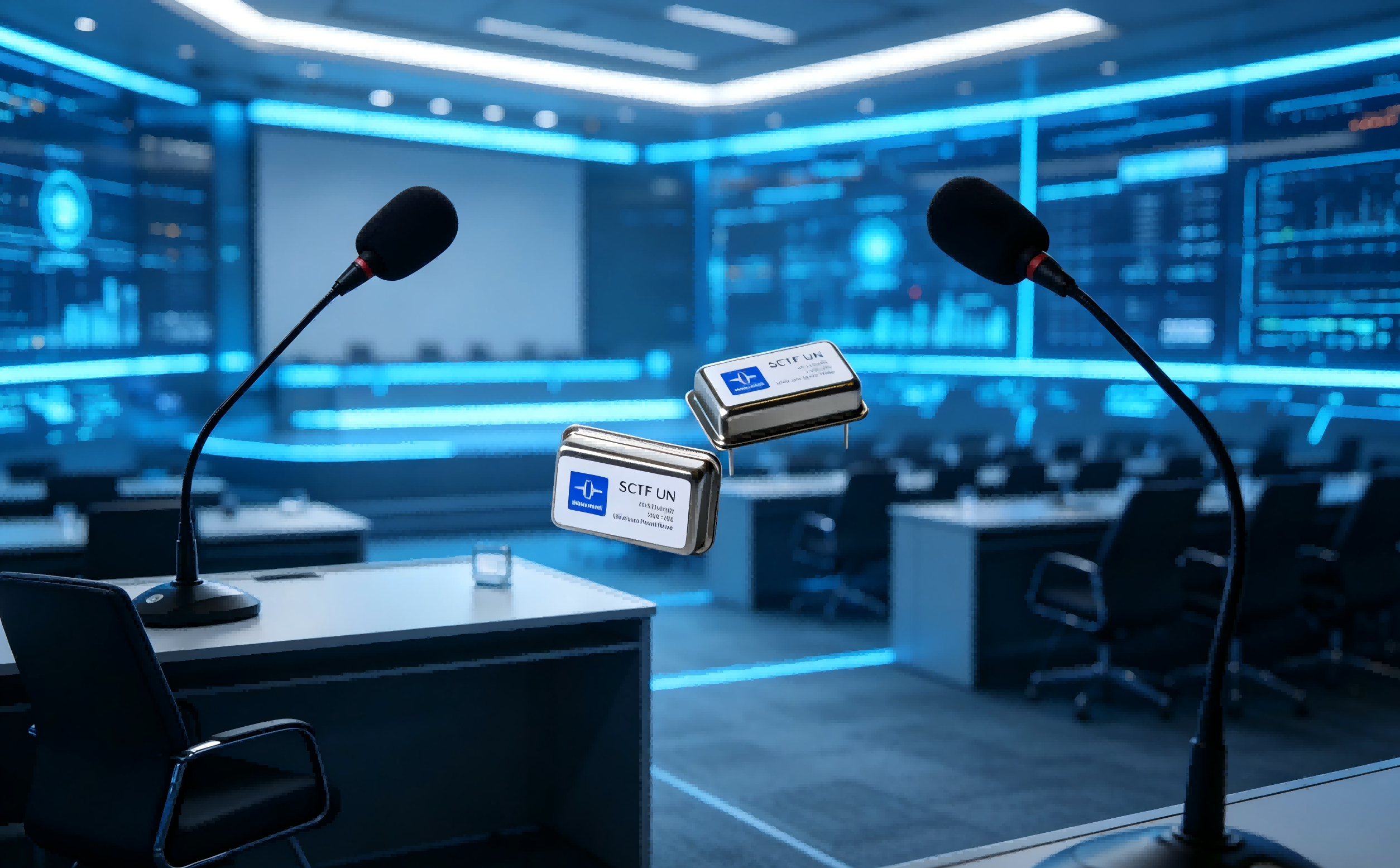 會議室話筒底噪大、不同步？飛秒晶振選型方案